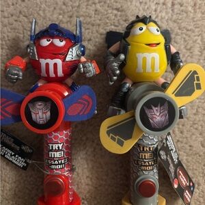 Vintage Collectible M&M'S Transformers Revenge of the Fallen Electronic Fan Set